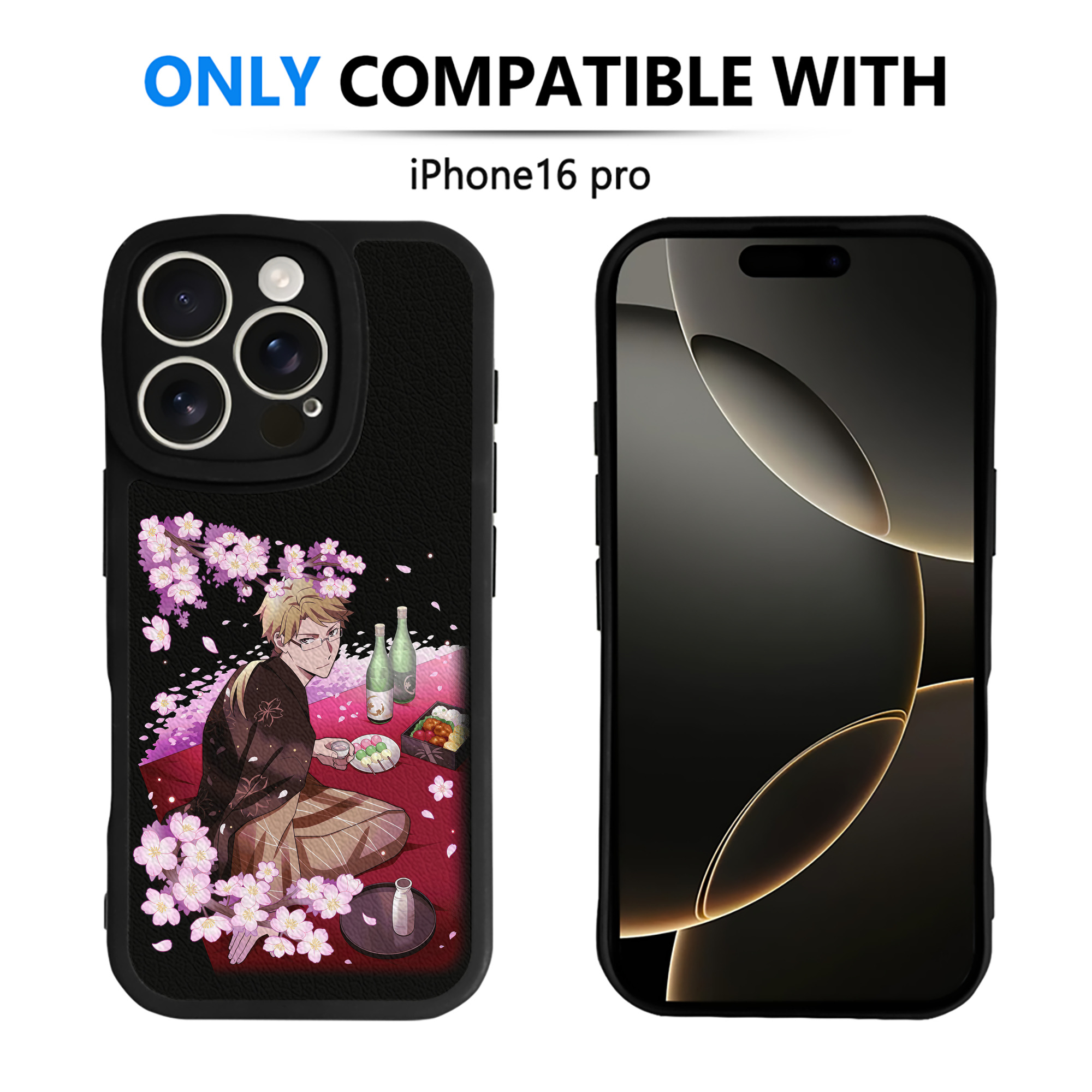 （画像用） 文豪ストレイドッグス Bungo Stray Dogs 【iPhone 16シリーズ対応】シリコンスマホケース（レザー調） 材質：シリコン
